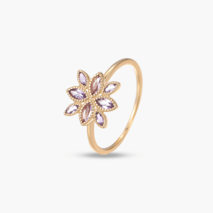 Vintage & Modern Amethyst Ring